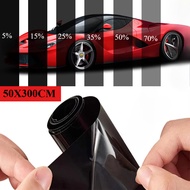 50cmx3m Car Window Privacy Tint Film Auto Vinyl Anti Look Glass Sticker Foils Ceramic Summer Solar U
