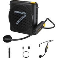 7RYMS WA1 Wireless Voice Amplifier with Headset Microphone for Teachers, Personal Power Amplifier wi