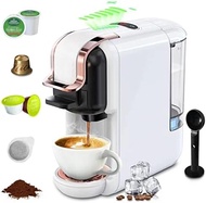 Replete Coffee Maker for Single Pods, HiBREW 5-in-1 Espresso Machine for Kcup*/Nes* Original/DG*/ESE Pod/Espresso Powder Compatible, Col