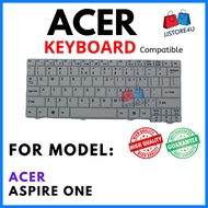 Acer Aspire One Laptop Keyboard (WHITE) (ACER6W)