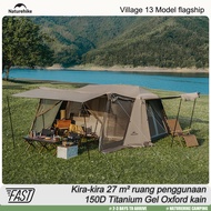 Naturehike Village 13 Auto Tent Automatic Ultimate Flagship Ti Black Silver Version Large Outdoor Fl