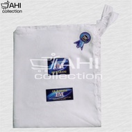 Sorban Ronce Hitam Putih Surban Tenun Rumbai Santri Polos AR-RABANI High Quality