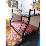 beds double deck BUNK BED FRAME with PULL OUT and ORDINARY FOAM (COD) CASH ON DELIVERY ONLY #942