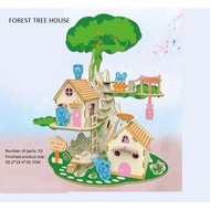 DIY BUILDING 3D PUZZLE, FOREST TREE HOUSE, CB8
