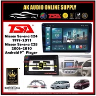 1K Screen 2+32GB 4G 8-CORE🆕TSA Nissan Serena C24 1999 - 2011/ C25  Android 9'' inch DSP/QLED/CARPLAY