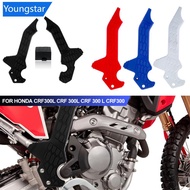 [ForeverYoung] 1Pair Motorcycle Accessories Side Protection Cover Frame Guard Fairing Protector Panel For Honda CRF300L CRF 300L CRF 300 L CRF300 B6M7