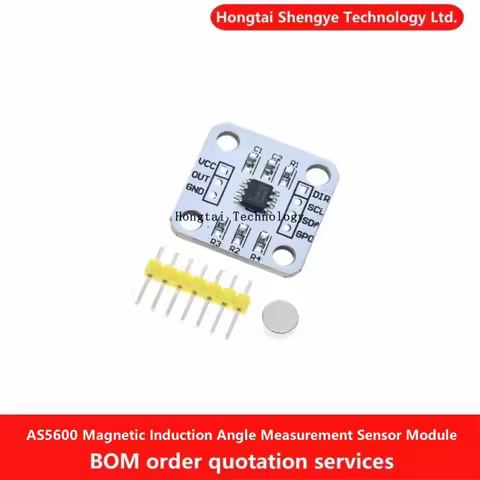 AS5600 Magnetic Encoder Magnetic Induction Angle Measurement Sensor Module 12bit High Accuracy