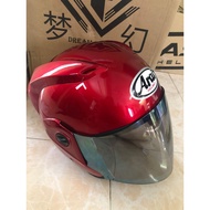 (USED) (95% New) Original ARAI Helmet Shine Red