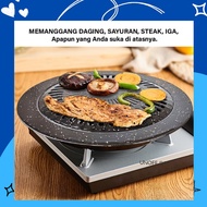 Panggangan Barbeque Grill Pan Grill Plate BBQ Bulat Premium Quality -DD