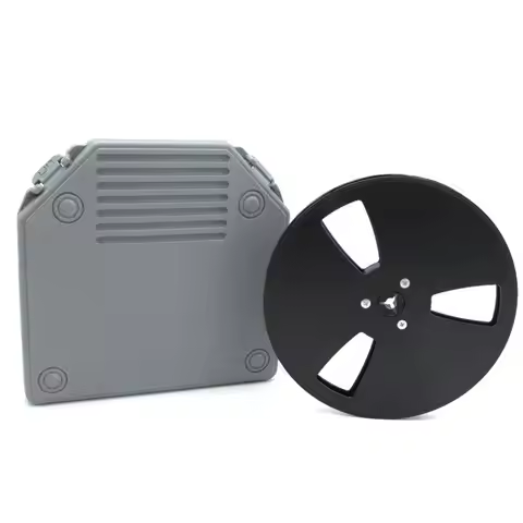 Empty Tape Reel 7 Inch With 3 Holes- Storage Box For Empty Take Up Reels Open Reel Recording Tape Ca