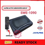 ALPINE SWE-1090 160 WATT 8” UNDERSEAT ALPINE ACTIVE SUBWOOFER Alpine Active Subwoofer Underseat Woof