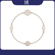 Lys Collection Snowflake Bracelet 2043RG Rose Gold Fullbox - Genuine Product