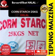 Corn starch / Tepung maizena / Tepung pati jagung halal 25 KG