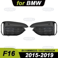 for 2015-2019 BMW F16 X6 35i 35iX 50iX Front Bumper Fog Light Grill Grille Cover 51118069333 5111806