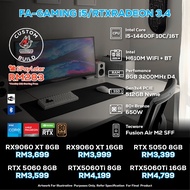 DOTATECH FA-GAMING i5/RTXRADEON 3.4  - CUSTOM PC GAMING PACKAGE - i5 14400F + GPU Option(s)