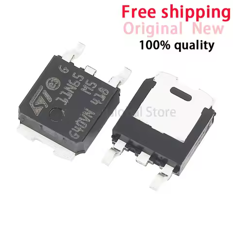 (10piece)100% New STD11N65M5 11N65M5 11N65 TO-252 Chipset