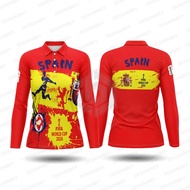 Jersey Spain 2026 World CupWanita Spain Printing T-Shirt/ Art01