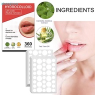 abongsea 360pcs Mouth Blister Patch Cold Sore Lip Blister Patch Cold Sore Healing Hydrocolloid Lip C