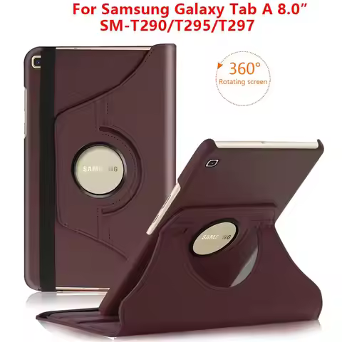 For Samsung Galaxy Tab A 8.0inch 2019 T290 T295 T297 360 Degree Rotating Stand Holder Tablet Cover P