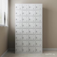 Iron Belt Lock Cabinet Storage Cabinet Employee Door Storage Cabinet Gym Locker Canteen32Locker Shoe