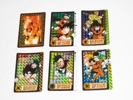 龍珠閃1000號 Bandai萬變咭第25代套裝閃 (一套6張 (100%全新) (冇巢冇摺冇花) (2張雙面閃 從未開過)