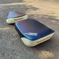 Separate Potty Seat 1 set Front Rear Saddle Honda C50 C70 Fox CT 100 CT125 Cream potty