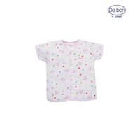 ENFANT (อองฟองต์) De bon By Enfant เสื้อกระดุมแขนสั้น สำหรับเด็ก 3-24 เดือน ลายน้องช้าง ผ้าคอตตอน 10