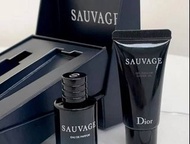 法國Dior迪奧/ 曠野之心- 男性淡香精香氛禮盒組(淡香精10ml+沐浴精20ml快速寄出😄