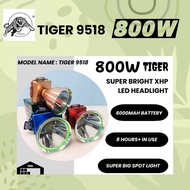 Lampu Suluh Kepala POWER TERANG!! Thailand 800W LED Rechargeable Headlamp/Lampu Kepala/Head Light