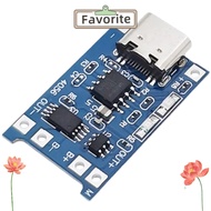 FAVORITEGOODS 18650 Lithium Battery Charger, 5V 1A Dual Protection Functions Type-C Charger Module, 
