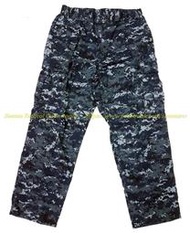 美國海軍 公發 NWU 海軍藍 數位迷彩 BDU 褲子 L-L (NAVY USN 工作服 操作服) 