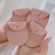 bobo peach 質感金扣皮革絨布袋 / 飾品收納袋 / 飾品送禮包裝