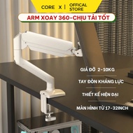 Monitor Arm - Computer Monitor Mount rotates 360 degrees, load capacity 2-10kg, supports 22-32 inche