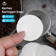 One Two Cups Coffee Filter Paper Moka Pot 100 PCS - OJ1 DF