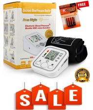 IMPORTED ELECTRONIC  BLOOD PREASURE MONITOR lood Pressure Monitor Digital Arm Type / bp monitor digital with charger / blood pressure monitor / blood pressure / bp apparatus manual / all items sale / bp / digital blood pressure WITH FREE BATTERY