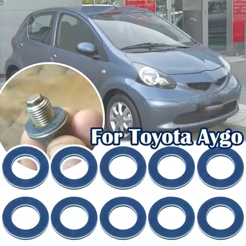 Car Oil Drain Plug Gaskets Crush Washer Seals For Toyota Aygo AB10 AB20 AB30 2005 2006 2007 2008 200