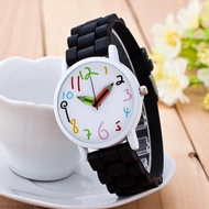 Ladies Little Fresh Jelly Silicone Pencil Digital Quartz Watch Middle And High School Simple Leisure Sports Pointer Watch
