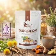 ELIF TEA AND TASANE Dandelion Root Turmeric Ginger Tea | Dandelion Root Tea Ginger Turmeric | 30 Tea