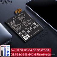 Baery For LG G2 G3 G4 G5 G6 G7 G8 ThinQ mini Beat B2MINI G3S G3C G4S G4C G Flex/Pro 2 Batery BL-42D1F BL-51YH BL-51YF BL