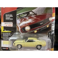 < Model King > 1/64 johnny lightning Alloy Car 1969 Chevy camaro SS