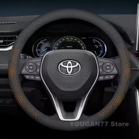 Car Leather Steering Wheel Cover For New Toyota bz3x 2024 2025 Anti-slip Auto Steering Wheel Toyota