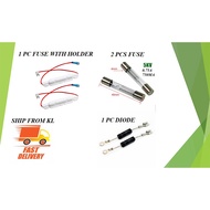 MICROWAVE FUSE MICROWAVE DIODE MICROWAVE FUSE HOLDER MICROWAVE REPLACEMENT PARTS MICROWAVE SPARE PAR
