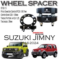 ERMETIQ WHEEL SPACER for JIMNY 2000 - 2022 5X139.7 35MM M12X1.25 THREAD PATTERN UNIVERSAL TYPE