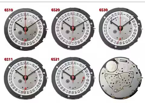 Watch parts Japan miyota chronograph quartz movement 6S10 6S20 6S30 6S11 6S21 with battery