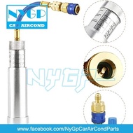 Compressor Oil Injector (60ml) Air Cond R134A Compressor Oil Dye Ejector with 1/4 inch NYGP
