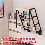 Multifunctional Wall Mounted Shelf Variable Dinning Table Invisible Telescopic Suspension Folding Ta