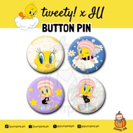 [Pump Ink Ph] TWEETY! x IU Button Pin Badge Pin | KPOP Merch | Fanmade