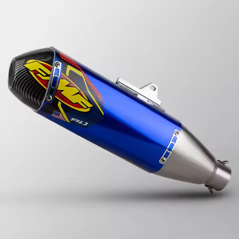 Universal 51mm Motocross Exhaust FMF bule Muffler with DB Killer For 450 SX‑F CRF450R YZ450F R1300GS