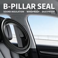 Car Door Edge Sound Insulation Strip, Windproof B-pillar Sealing Strip, 2M Rubber Car B-pillar