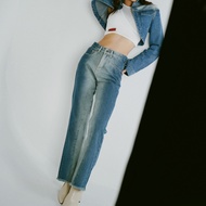 OFFTHEACCENT Half Faded Jeans